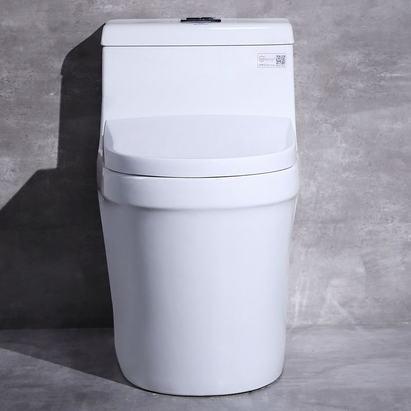 Modern Ceramic Toilet One Piece Flush Toilet with Toilet Seat