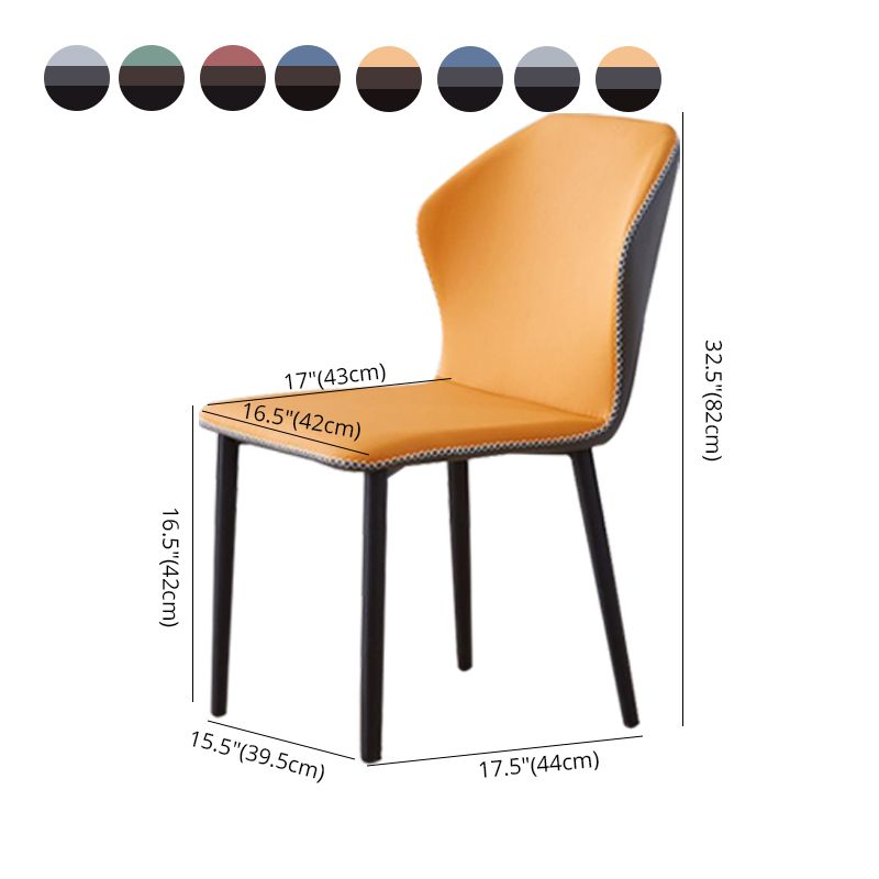 Silla auxiliar contemporánea Sillas con respaldo de metal para interiores y exteriores