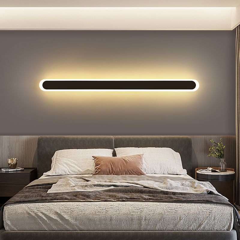 LED -Wandmontage Leuchte postmoderne Acryllinie -Wandleitungsleitung