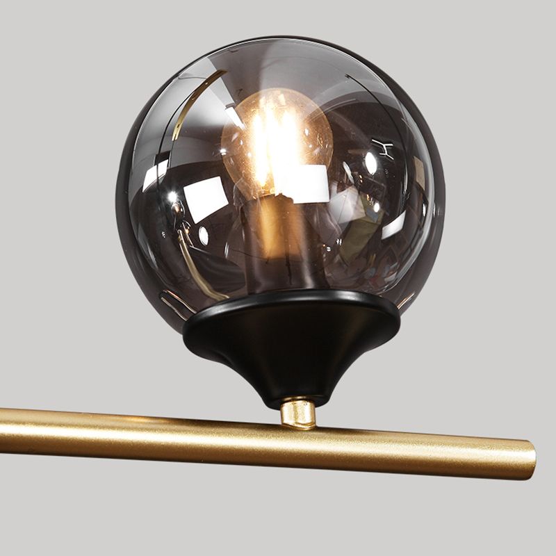 Contemporary Island Light Globe Glass Island Lights for Kitchen