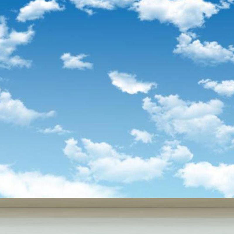 Décalcomanie murale moderne géante, décoration murale de paysage de ciel de couleur douce, taille personnalisée disponible