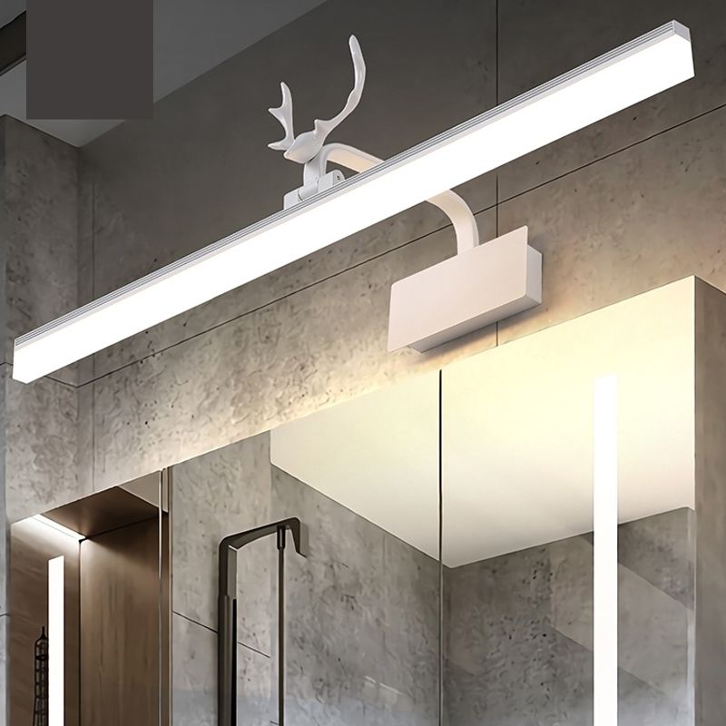 Modern Simple Antler Makeup Mirror Lamp Bathroom Nordic Mirror Light Fixture
