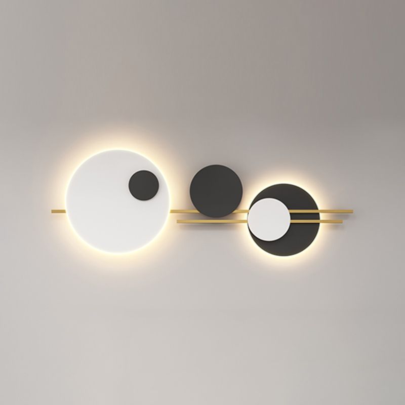 Estilo nórdico Luz de pared de metal Colorido LED LED Disconce para sala de estar