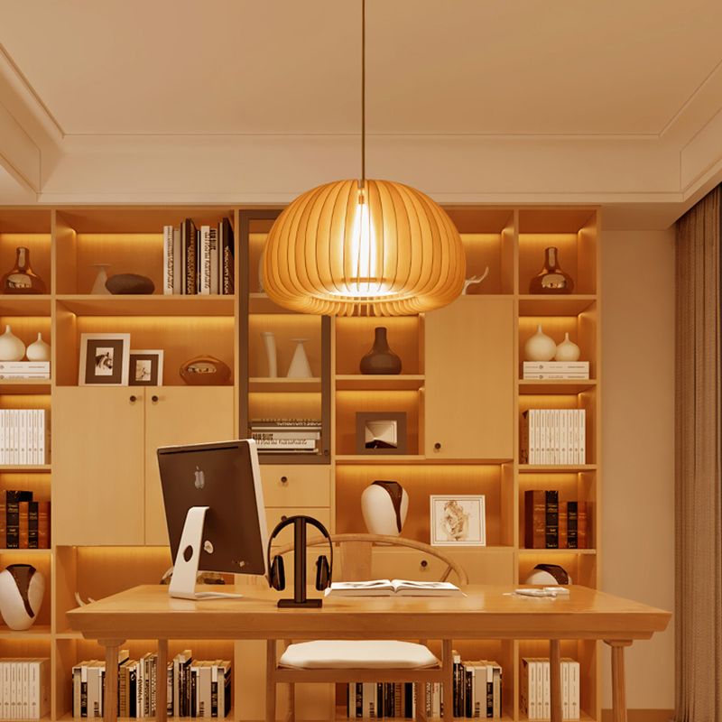 Style moderne en bois suspendu lampe à manger Coffee Shop Pendant Light