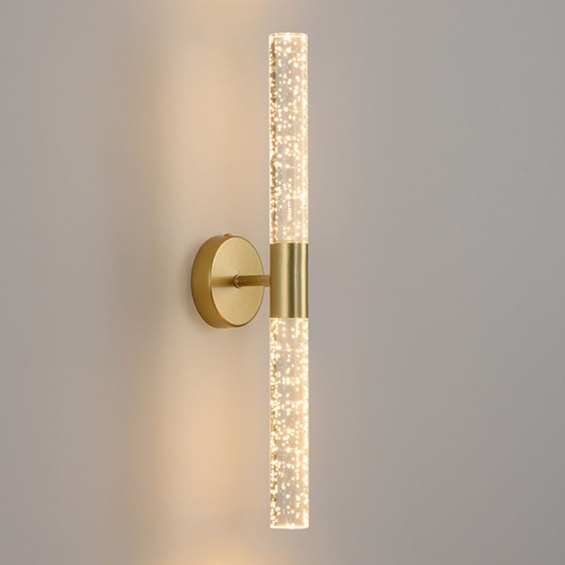 Modernism Metal Wall Light Black/Golden Lighting for Room Hallway