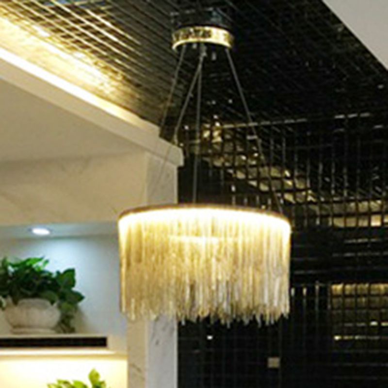 Luci a sospensione a sospensione per il ristorante per ristorante per ristorante per ristorante le luci del soffitto a sospensione di lampadaria circolare contemporanea per ristorante