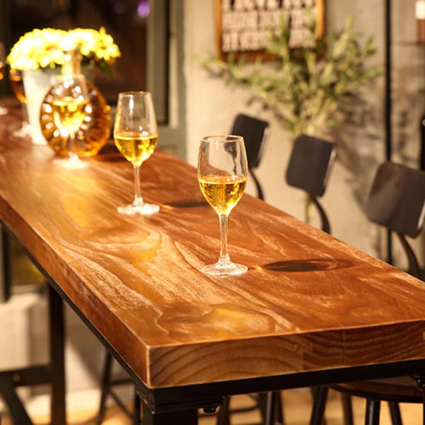 1/4/6/11 Pieces Bar Stool and Table Set Solid Wood Pub Dining Set