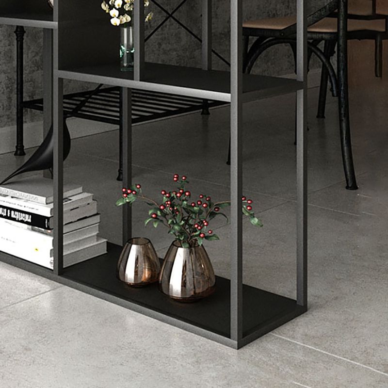 Industrial Antique Finish Shelf Bookcase Etagere Metal Bookshelf