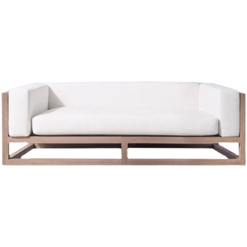 Metal Patio Sofa Farmhouse Style Minimalist Villa Outdoor Patio Sofa
