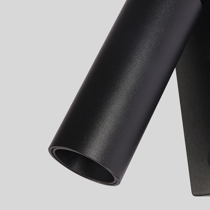 Lámpara de pared rectangular de aluminio de lectura de LED minimalista moderno con sombra acrílica