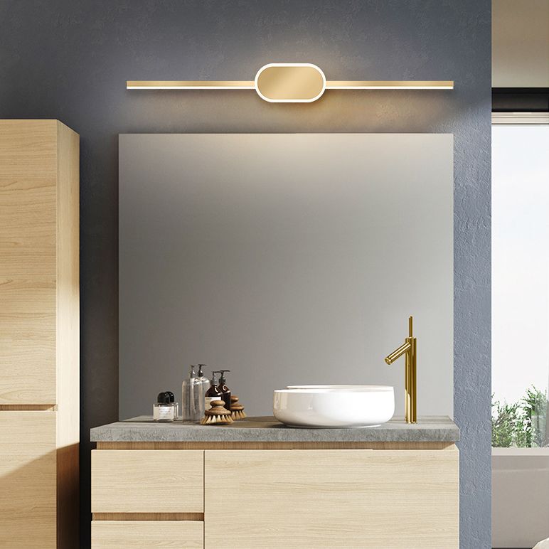 Moderne minimalistische stijl lineaire ijdelheid SCONCE Lights Metal Bar Light voor toilet