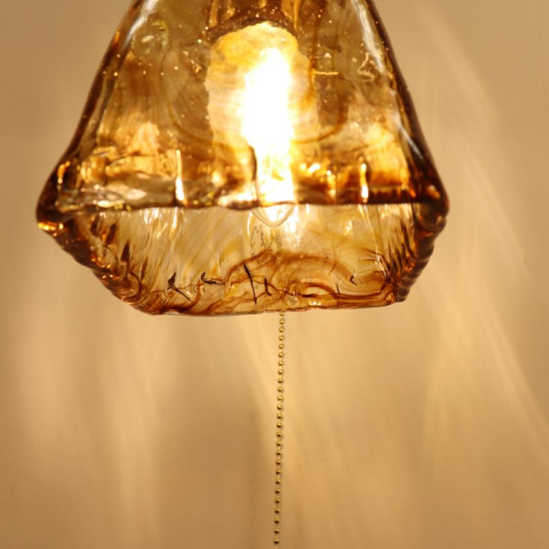 Minimalist Glass Shade Wall Light Fixture Industrial Wall Light Sconce for Bedroom