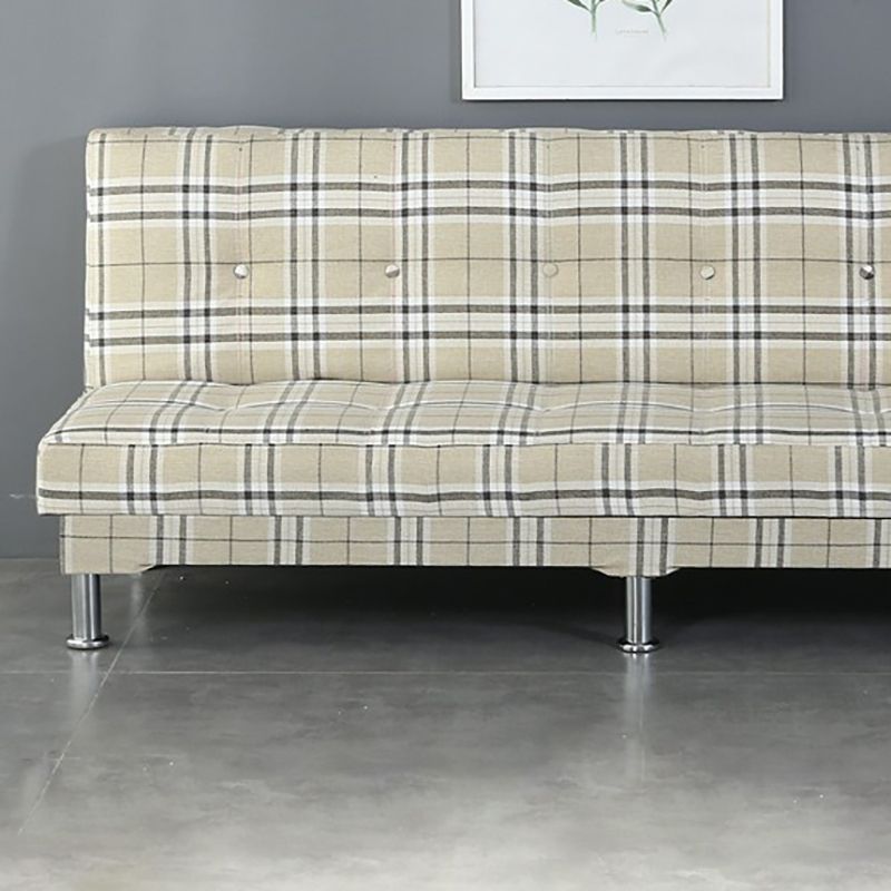 Modern Fabric/Faux Leather Sofa Armless Convertible Sofa for Living Room
