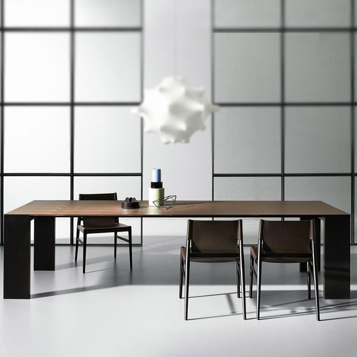 Chaise latérale en bois massif de style moderne, chaise de salle à manger à dossier solide pour salle à manger