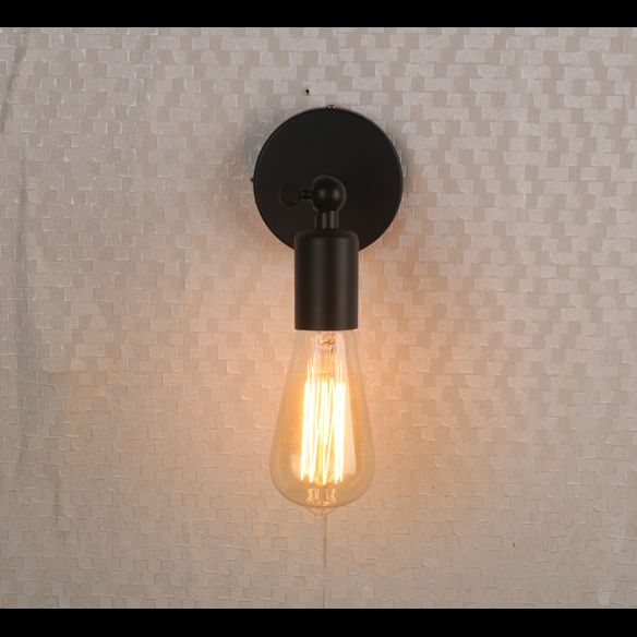 Bulbs ouverts Applexion murale Lumière rétro industrielle Metal 1 appliques légères