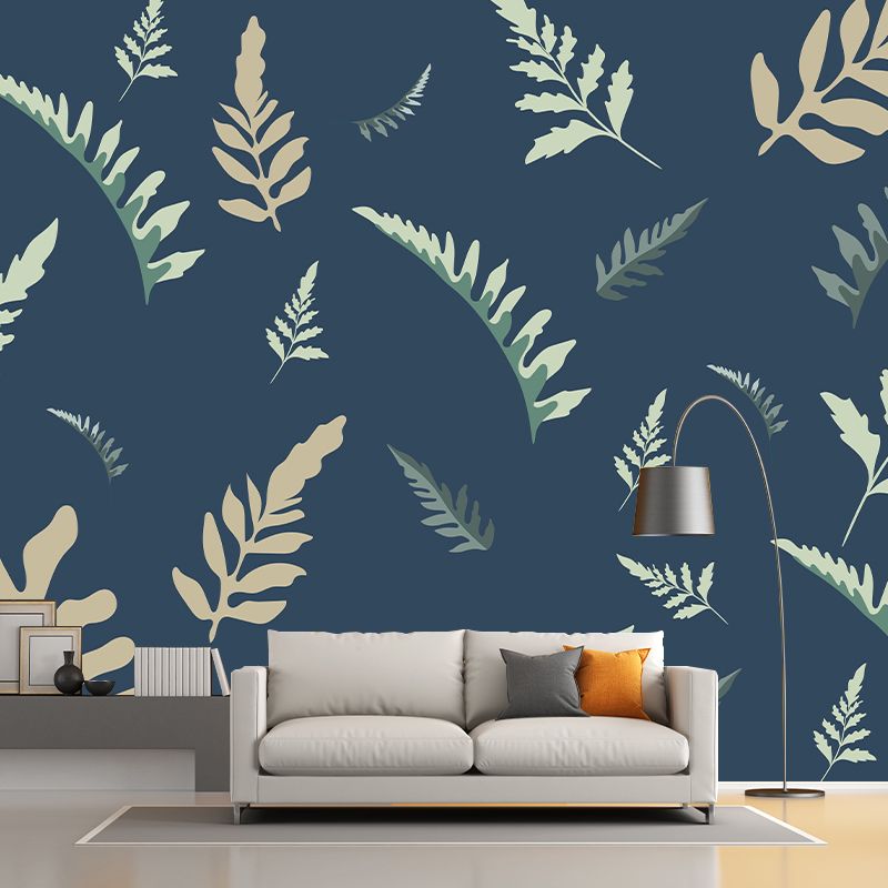 Simple Plant Wall Murals for Bedroom Wall Decoration Stain Resistant Wall Decals