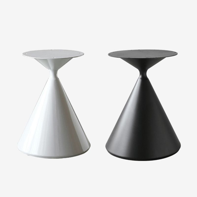 Metal Modern Round Dining Table Sintered Stone Table for Dining Room