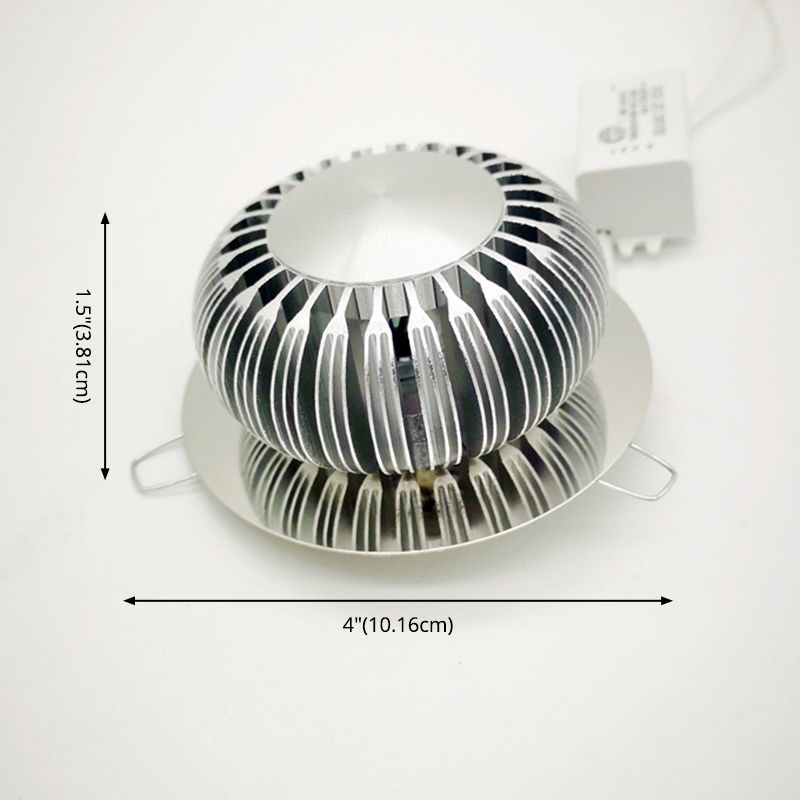 Modern Style LED Wall Lamp Sliver Metal Hollowed Out Sconce Lighting in RGB Color Light with Remote Control