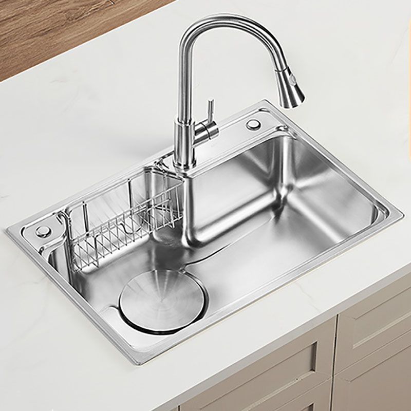 Soundproofing Stainless Steel Kitchen Sink Modern Style Stainless Steel Kitchen Sink