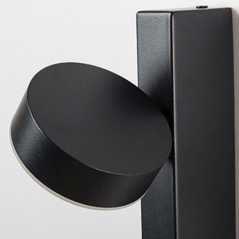 Metal Cylinder Wall Mounted Lamps Modern Style 1 Light Wall Lighting Fixtures