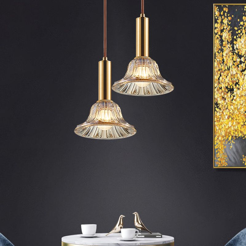 Lampada a sospensione Bell Stile moderno MODERNO CHRIAN/SMORE GRIGIONE/CRING CRISTALE 1 LULLO DOW DOW DOUL