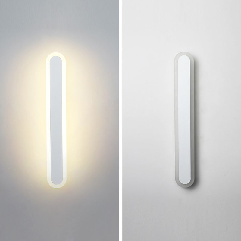 Nordic Style Wandleuchte gerade LED -Wandleuchte mit Metall für Hotel