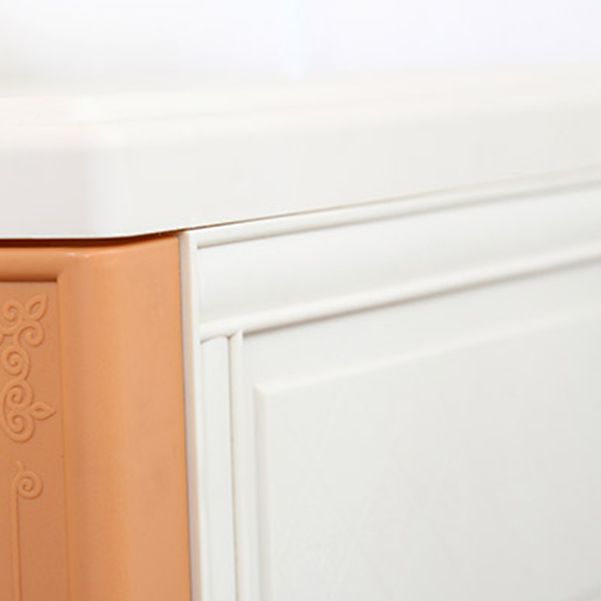 Vertical Plastic Lingerie Chest Modern Style Storage Chest with 5 Drawers