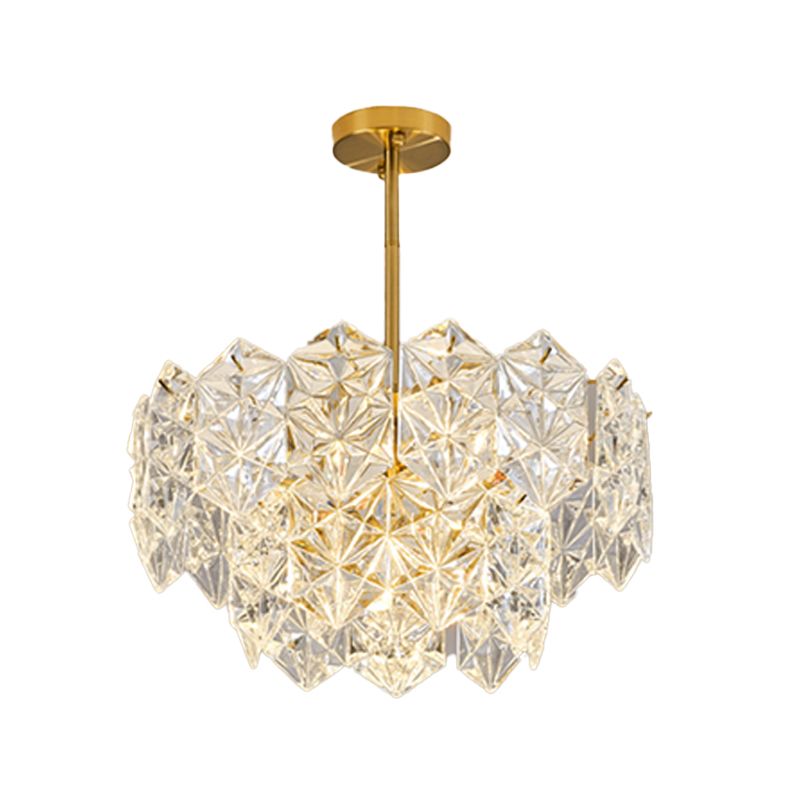 Contemporary Ceiling Light Glass Flush Mount Lighting Fixture for Bedroom