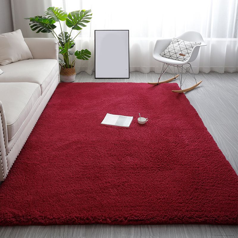 Zachte gewone vloerkleed Multi-gekleurde Noordse stijl Tapijt Faux Wol Wasbaar Pet Friendly Non-Slip Tapje voor Kamer