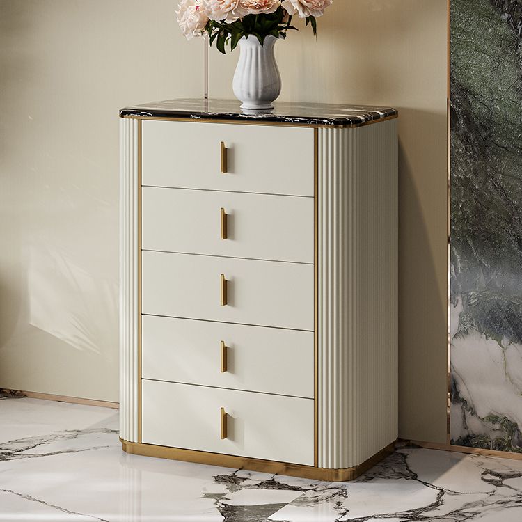 Classic Glam Storage Chest Dresser 5/4/6 Drawers Storage Chest , 17.55 Inch Width