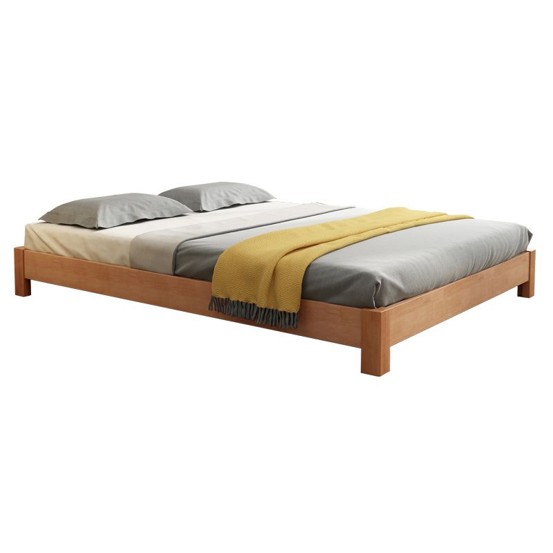 Solid Color Scandinavian Slat Bed Arched Bed With Custom Wood Legs