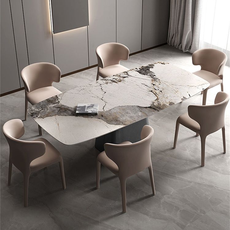 Designer Style Sintered Stone Dining Set 1/4/5/7 Pieces Dining Table with Chairs