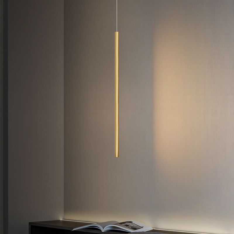 Eigentijdse hangende hanglamp lineaire hanger voor slaapkamer in de woonkamer