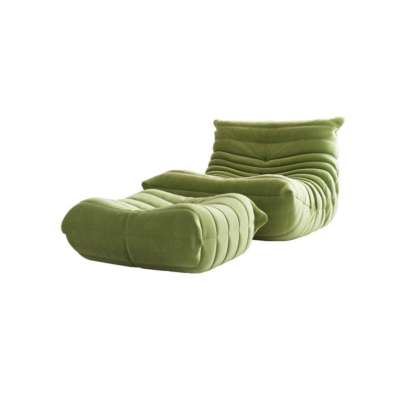 Fabric/Faux Leather Chair 33.4" L x  43.3" W x 30.3 " H Armless Chair for Living Room