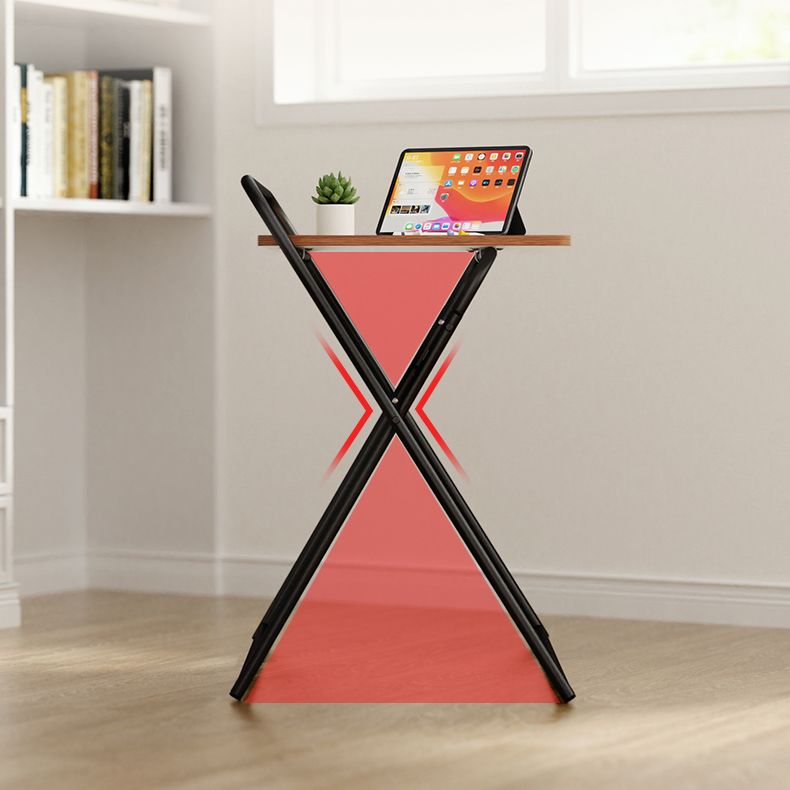 Modern Style Wooden Office Desk Rectangular Folding Writing Desk for Home