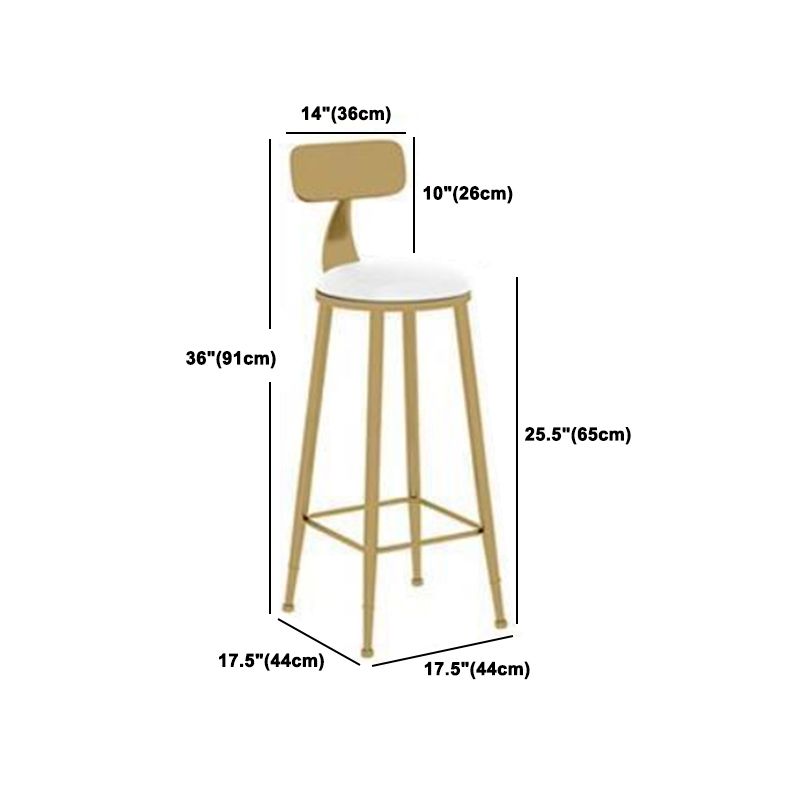 Glam 1/3/5 Pieces Bar Table Set Round Stone Counter Table with High Stools