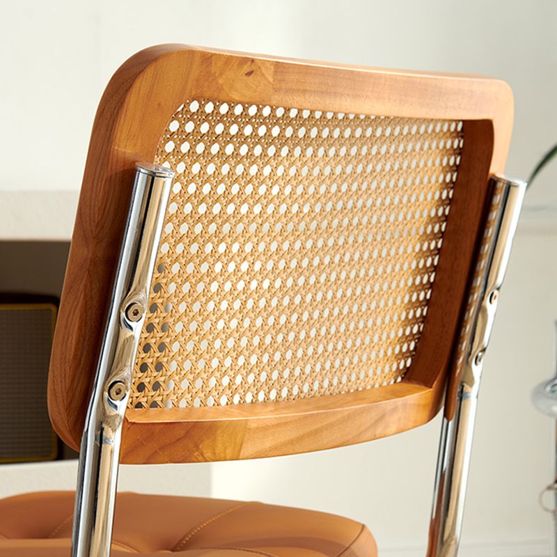 Chaises latérales rembourrées de Style industriel, chaises de salle à manger à dossier ouvert pour la maison