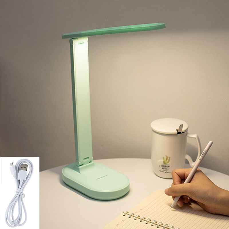 Rechteckige Schlafzimmer Lesen Lampenlampe LED -LED -USB -Tischleuchte LED