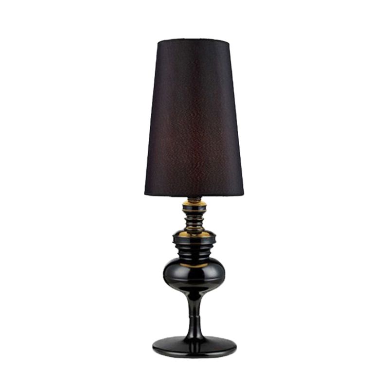1-Light Metal Table Lamp European Style Desk Lamp for Living Room