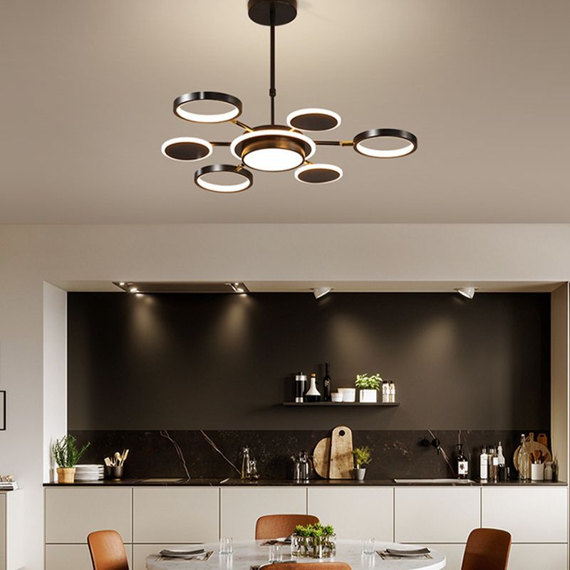 Eisenrahmen Kronleuchter Beleuchtungsbestand Moderner Kronleuchter anheizt Licht für Wohnzimmer