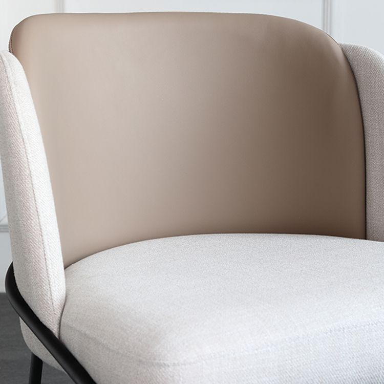 La tela de lino del estilo moderno que cena las sillas tapizadas parte posterior sólida del sólido de las sillas para el uso en el hogar