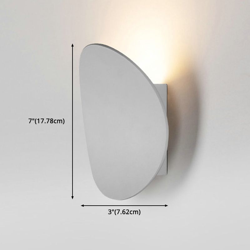 Illuminazione a parete ombreggiata per illuminazione da parete in metallo in metallo a led in metallo per camera da letto