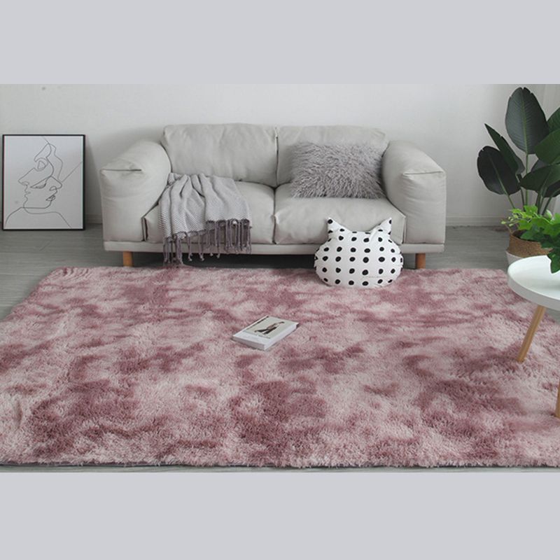 Einfacher Shag Wohnzimmer Teppich Stilvoller Krawattenbereich Teppich Polyester Anti-Rutsch-Rücken-Innenteppich