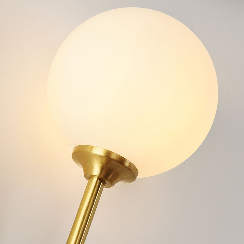 Glass Shade Vanity Light Minimalism Wall Light Sconce for Bathroom