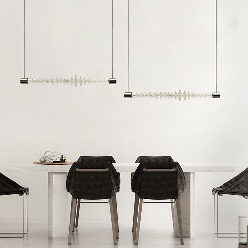 Modernism LED Hanging Pendant Lights with Glass for Dining Room