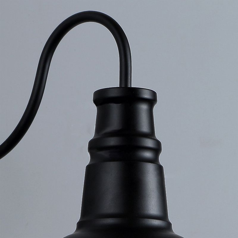 Flat Shape Wall Light Industrial Style Metal 1 Light Wall Lamp for Outdoor Sconces