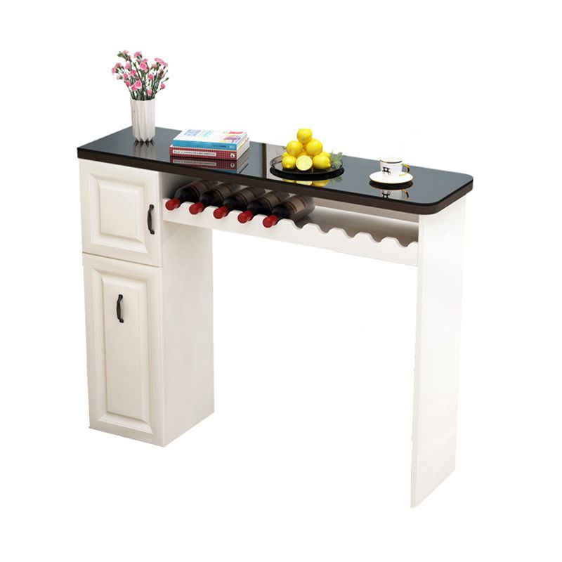 Contemporary Bar Dining Table Indoor Rectangle Counter Table