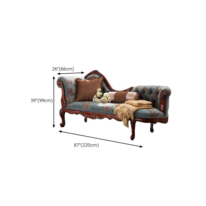 Traditional Chaise Lounge Couch Bedroom Living Room Chaise with Button Tufted