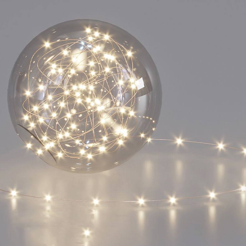 Geometry Shape LED Sky Star Ceiling Lamp Modern Iron 2 Lights Flush Mount for Bedroom