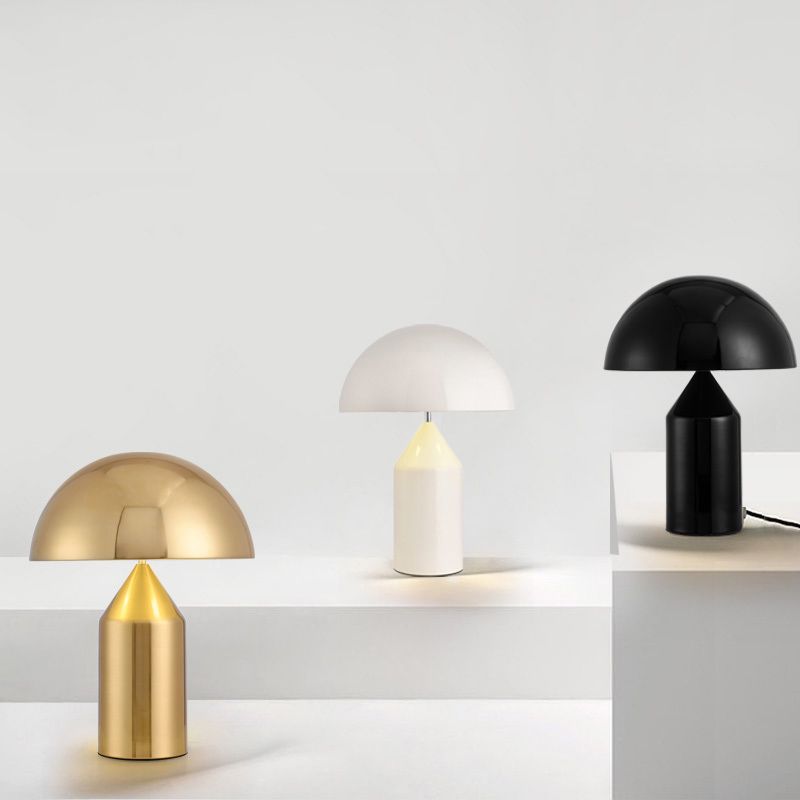Lampada da scrivania a forma di funghi moderna lampada da tavolo semplice per la camera da letto del soggiorno